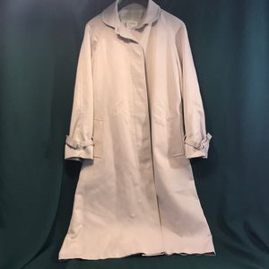 London Fog Weatherwear Tan Trench Coat